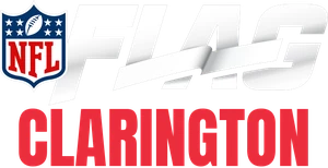 Clarington Flag Football league logo, official NFL FLAG affiliate in Clarington, Ontario