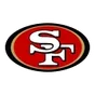 San Francisco 49ers team logo for the Clarington NFL FLAG youth flag football league