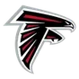 Atlanta Falcons team logo for the Clarington NFL FLAG youth flag football league
