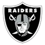 Las Vegas Raiders team logo for the Clarington NFL FLAG youth flag football league