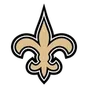 New Orleans Saints team logo for the Clarington NFL FLAG youth flag football league